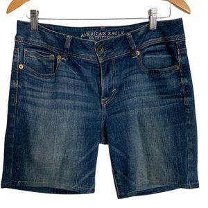 American Eagle Outfitters Stretch Jeans Shorts Womens Size 10